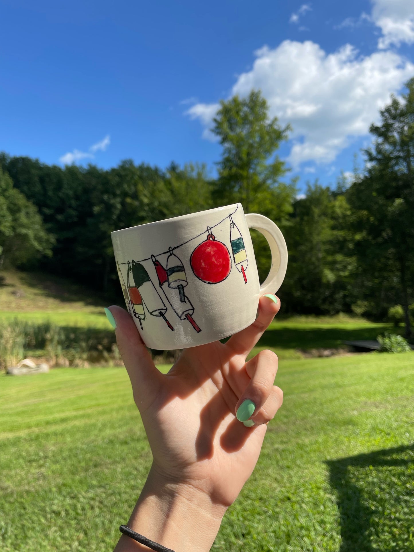 Lobster Buoy Mug