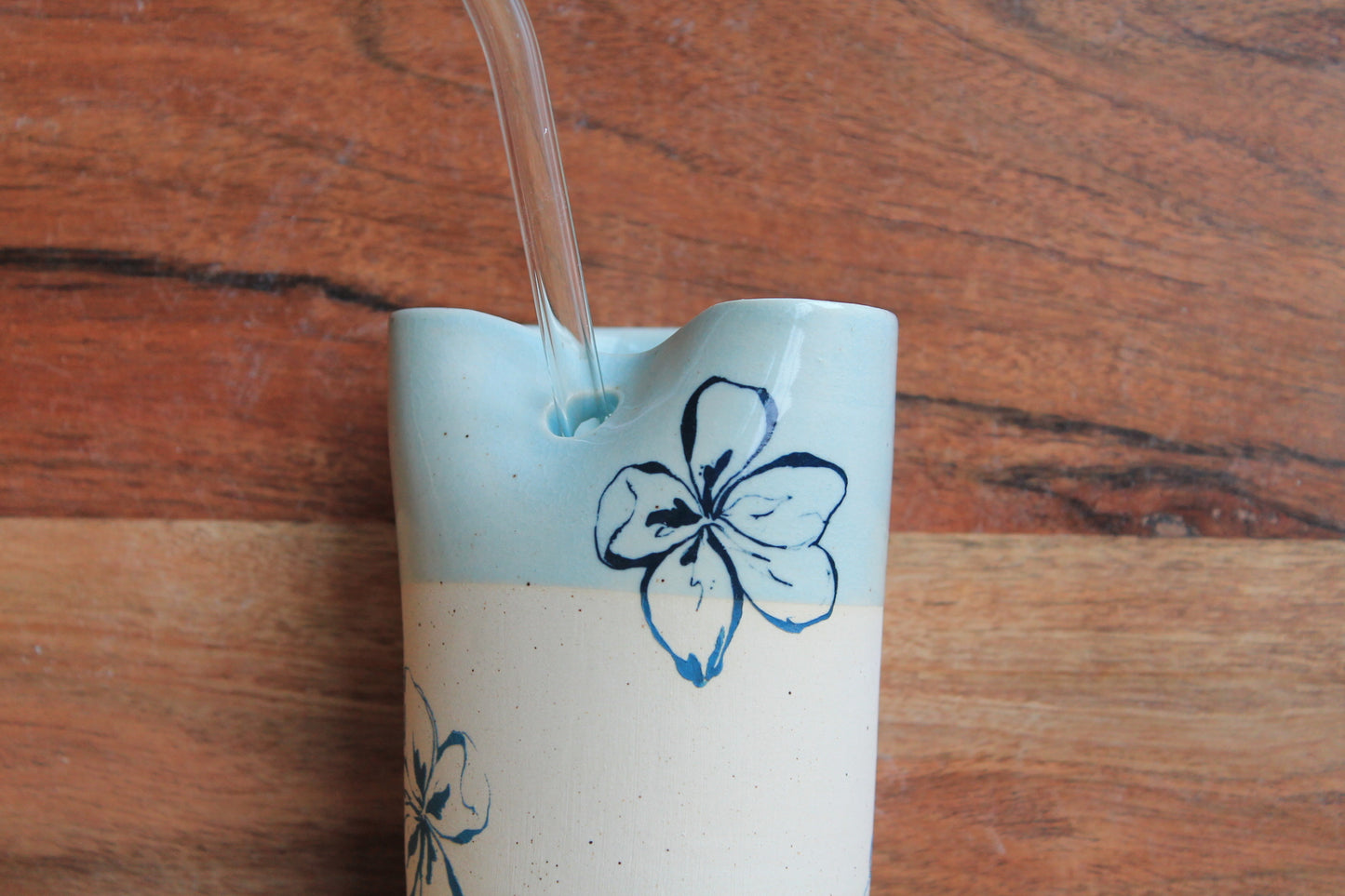 Glacier Bloom Straw Cup